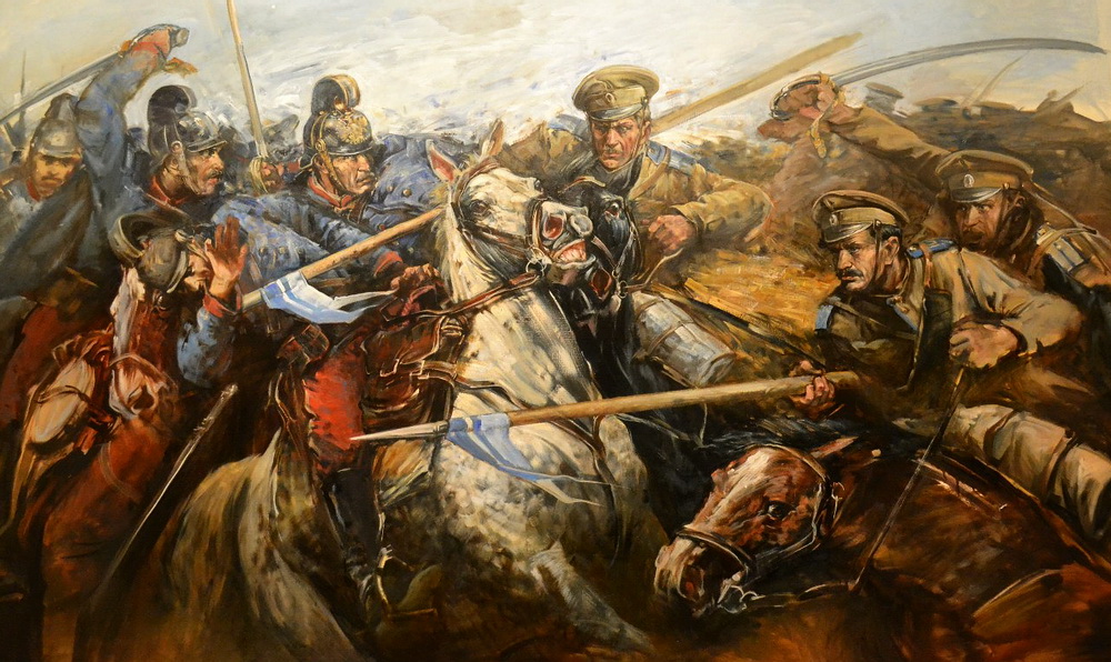 Нападение п. Бой у Ярославиц 1914.